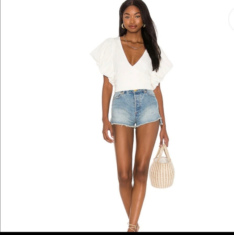 NWT Revolve Amuse Society Shoreline Denim Shorts